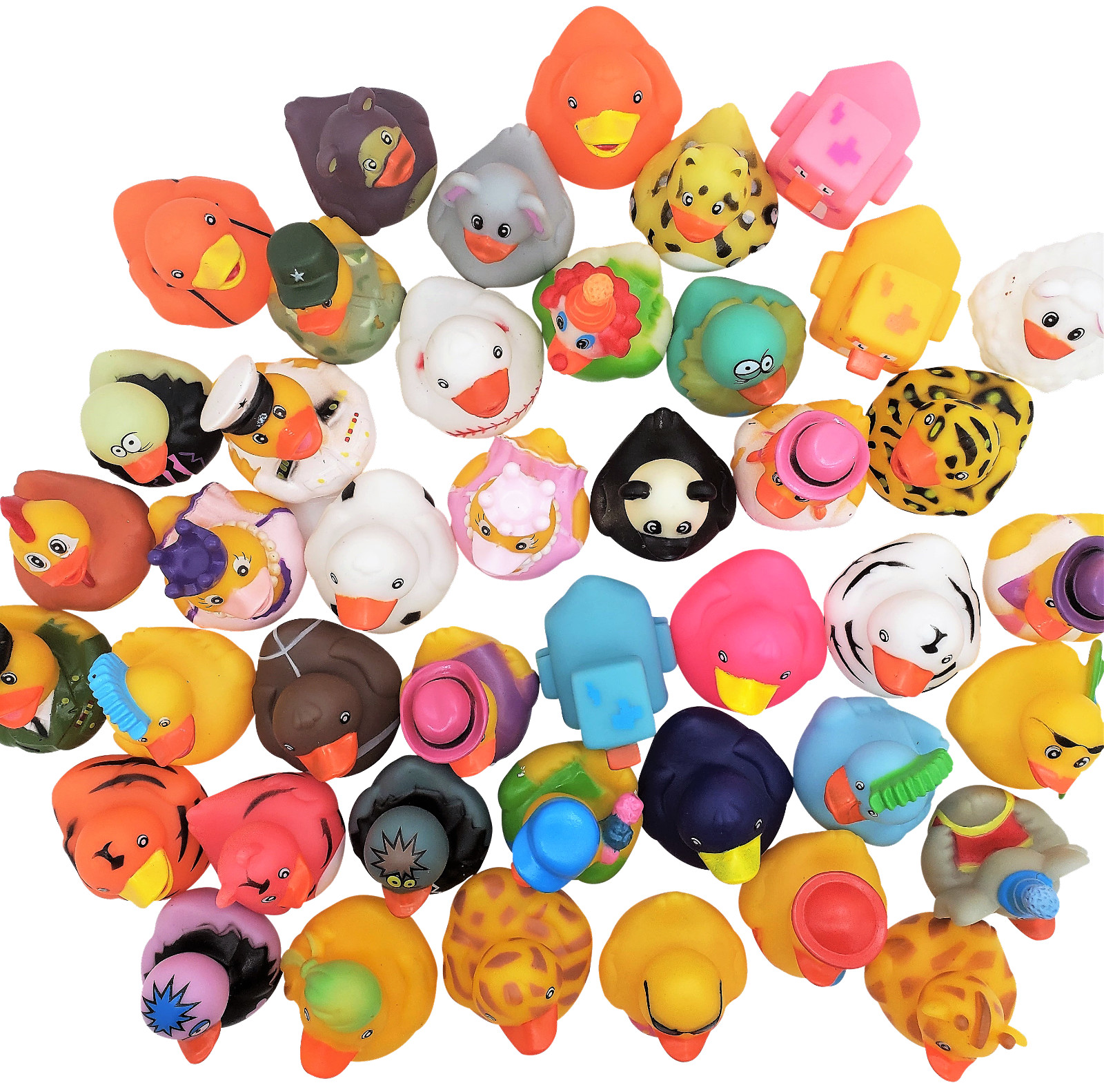 Rubber Ducky Assortment (20 Pack) Vinyl. 2 1/4″ – 3″. Ducks, Duckies.