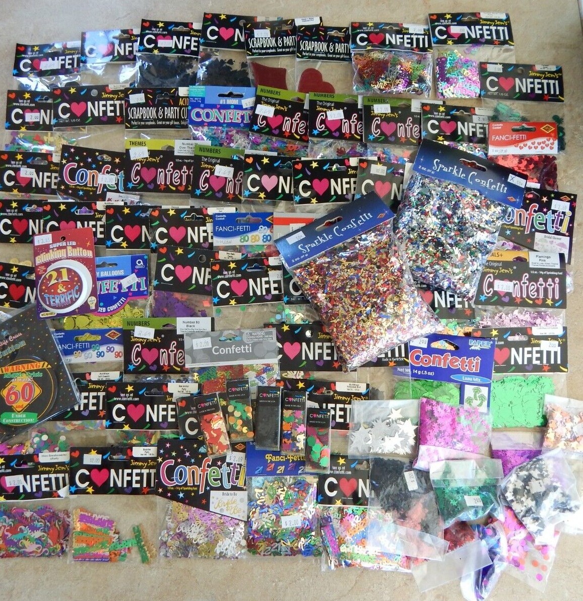 Confetti Packs HUGE SELECTION Multi-Discount Many Themes You Choose!