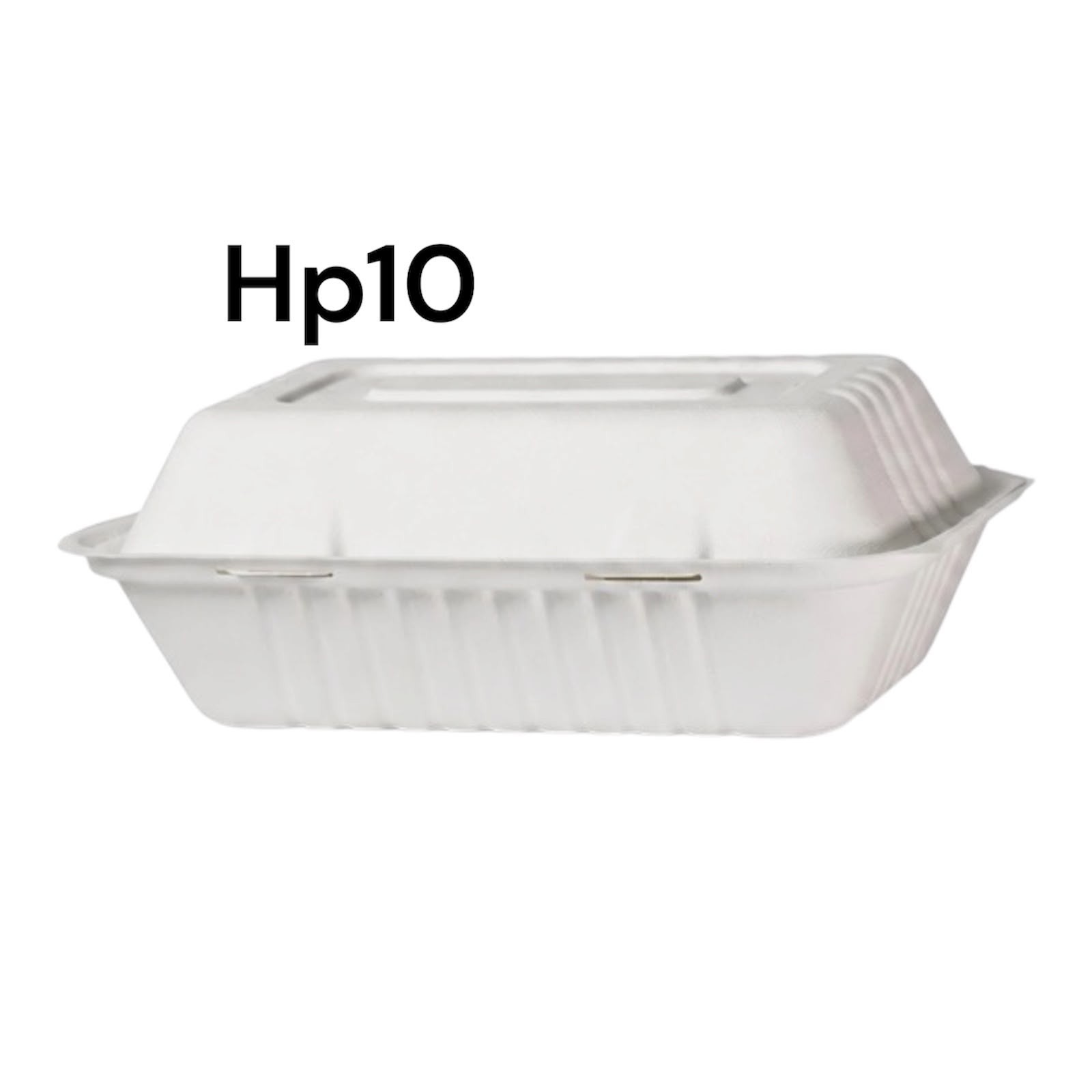 200 xBagasse Clamshell Food Containers Takeaway Boxes HP10 HP9 HP6 MP7 Eco
