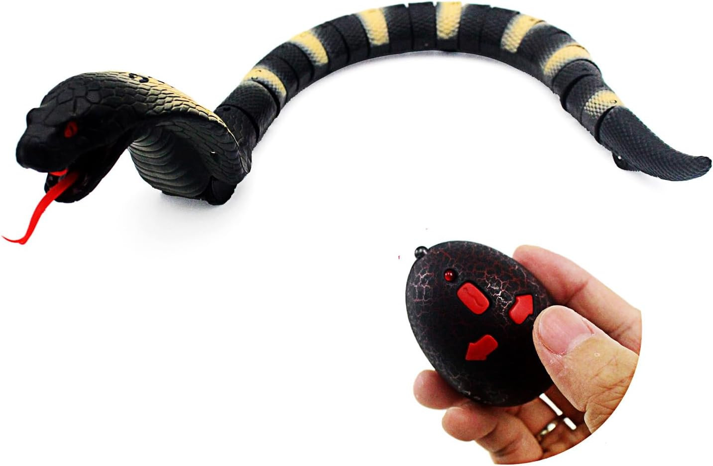 RC Snake IR Remote Control Cobra Electric Fake Realistic Animal