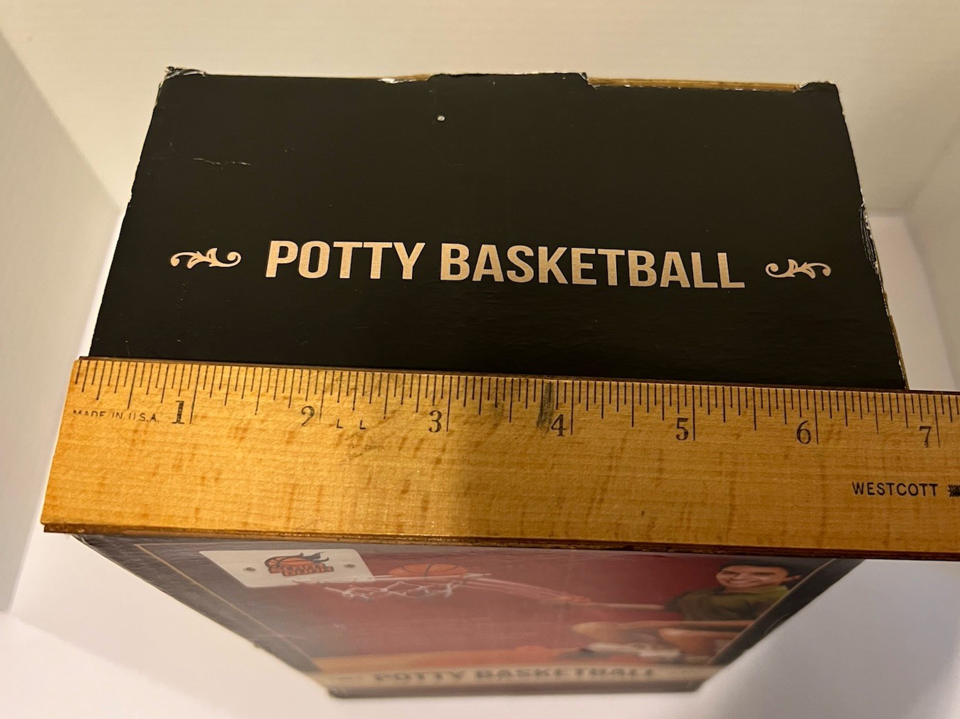 Potty Basketball Free Throw Toilet Bathroom Game Slam Dunk Miniature Gag Gift