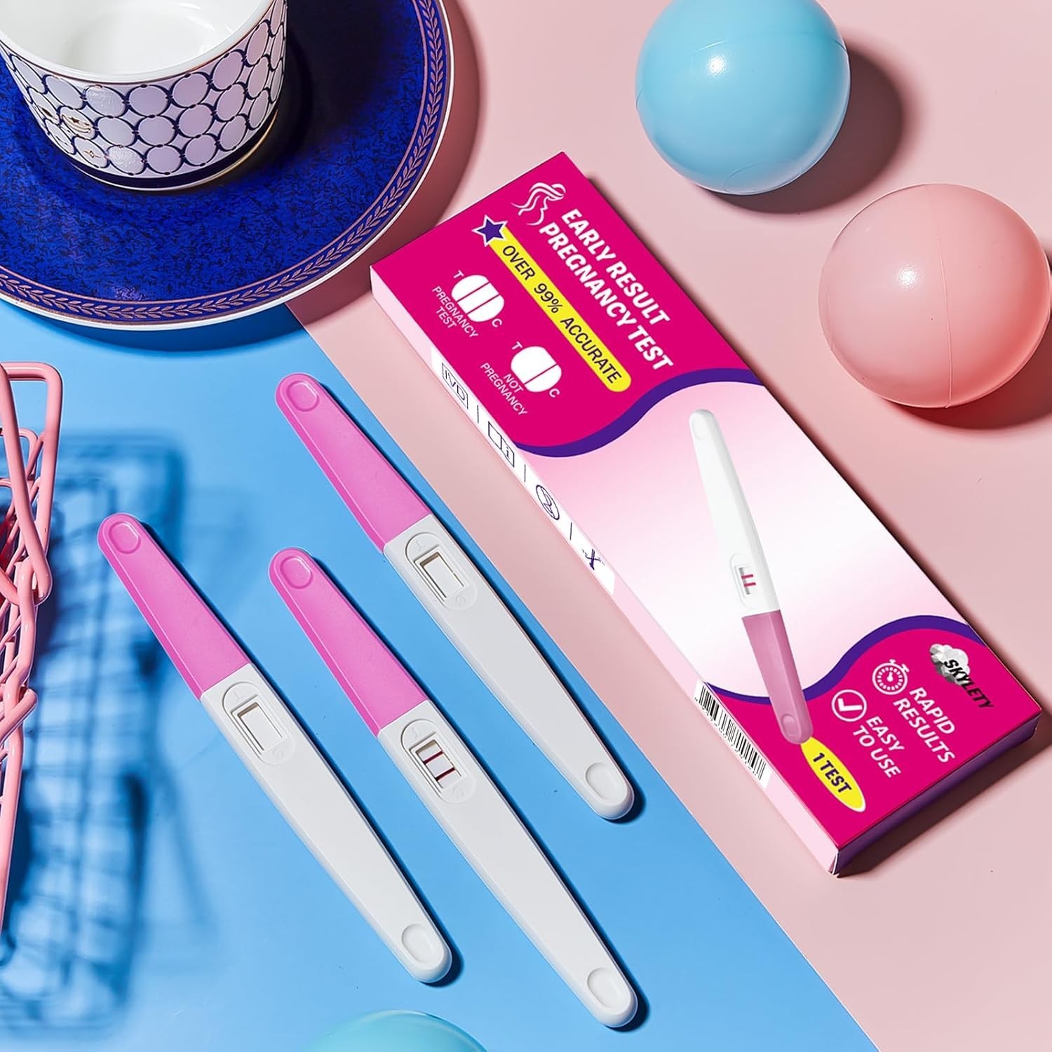 3 Pack Fake Pregnancy Prank Kit – April Fools’ Day Realistic Positive Result…