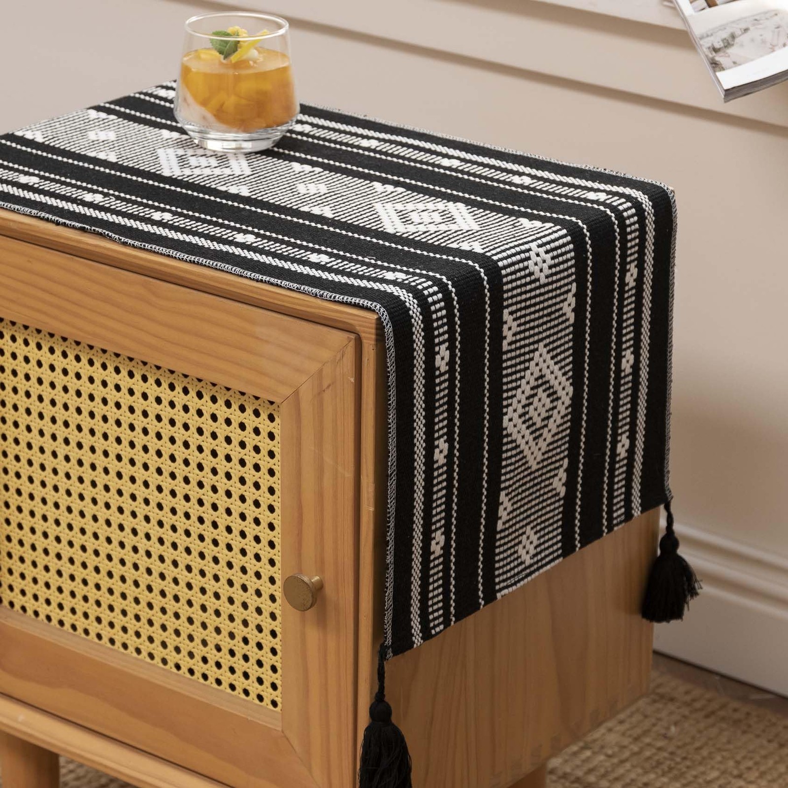 TheoZemica Nightstand Cover 14�35 Inch Bedside Table Cloth Rectangle for Bed Sid