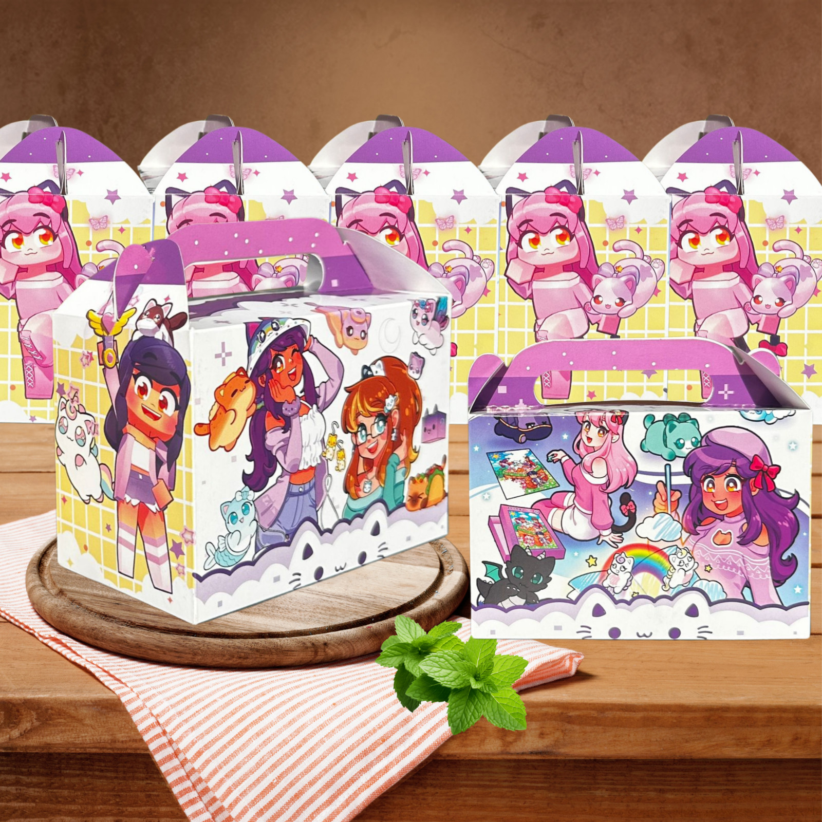 Aphmau TABLEWAR birthday party supplies favor centerpiece decoration event theme