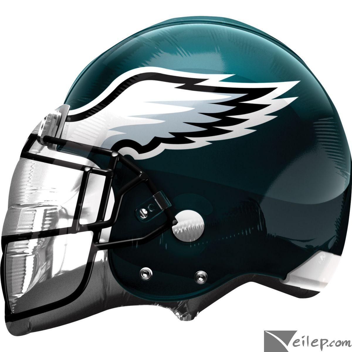 Team Helmet Football Party 17pc Football Balloon Pack, Dark Green Black White