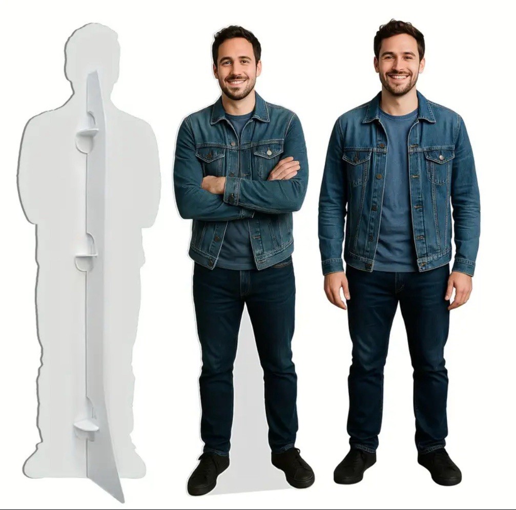 Custom life-size standees – Personalized full-body pho