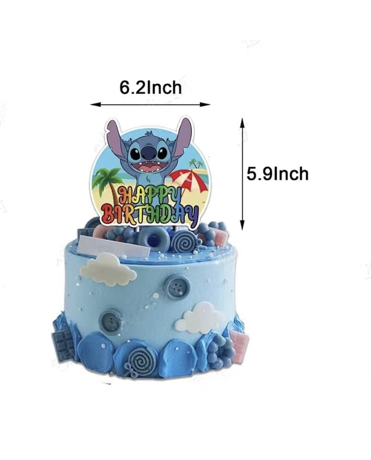 NEW Cartoon Lilo & Stitch Theme Birthday Party Decorate Supplies Set US Stock