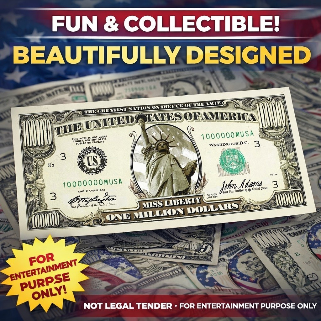 STACK OF 100 Million Dollar Bills BANDED -The Best ORIGINAL Million Dollar Bill