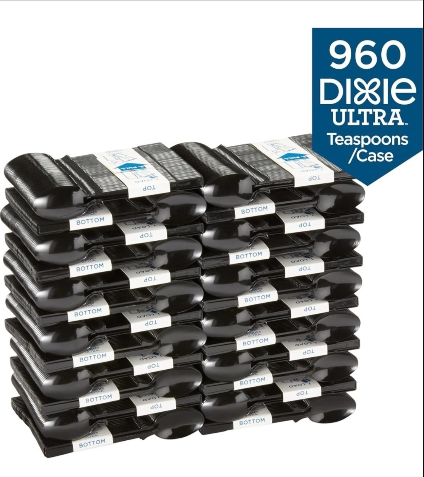 Dixie Ultra DUSST5 Polystyrene Serving Spoon Refill, Series T Black | 960/Case