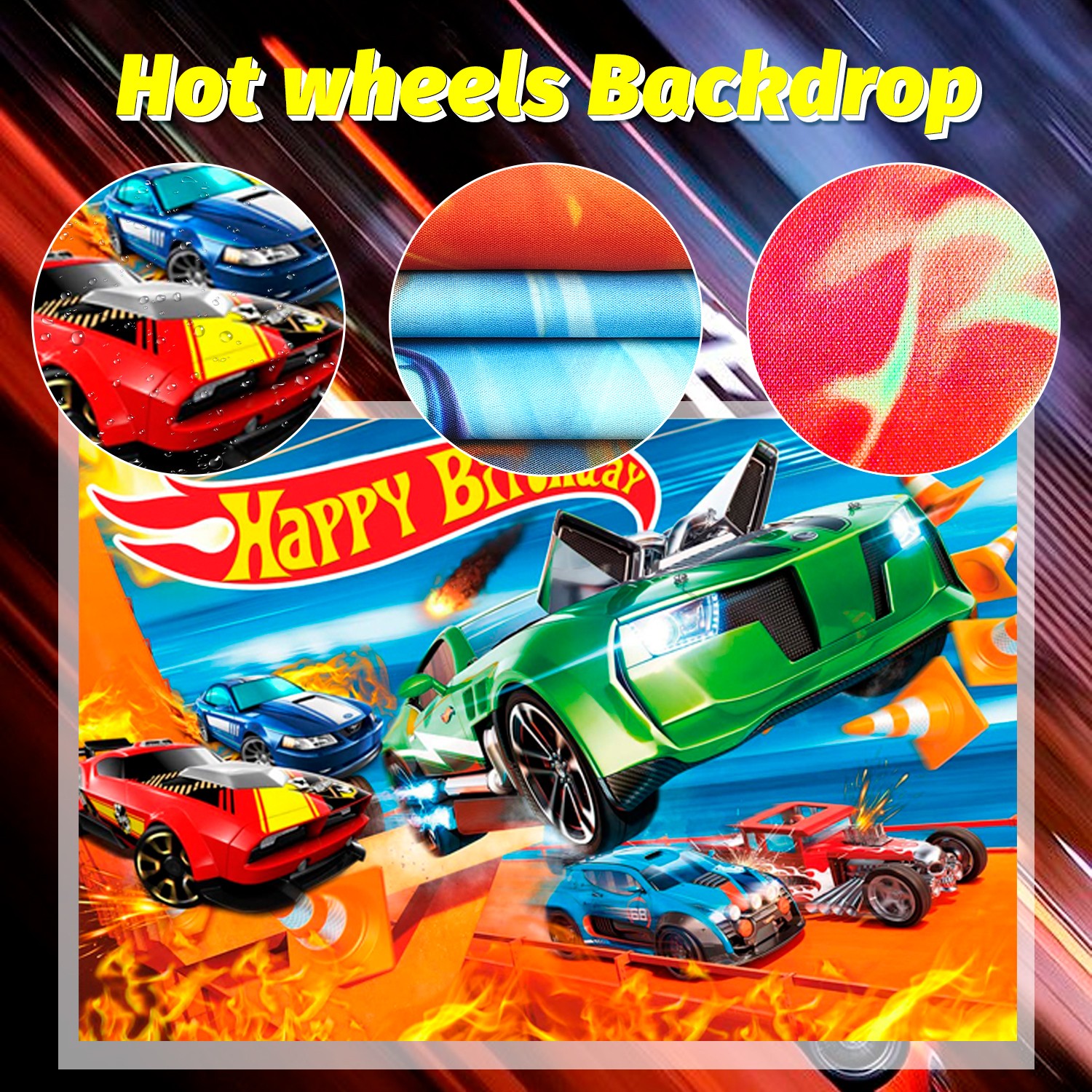 114 Pcs Hot Wheels Party Decorations Car Party Supplies Balloons Tableware Cups