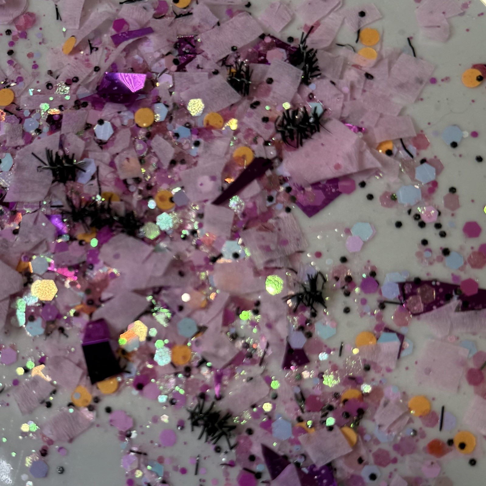 Confetti Glitter pink Pastel Orange black Sparkle luxury Paper Bling Girly shine