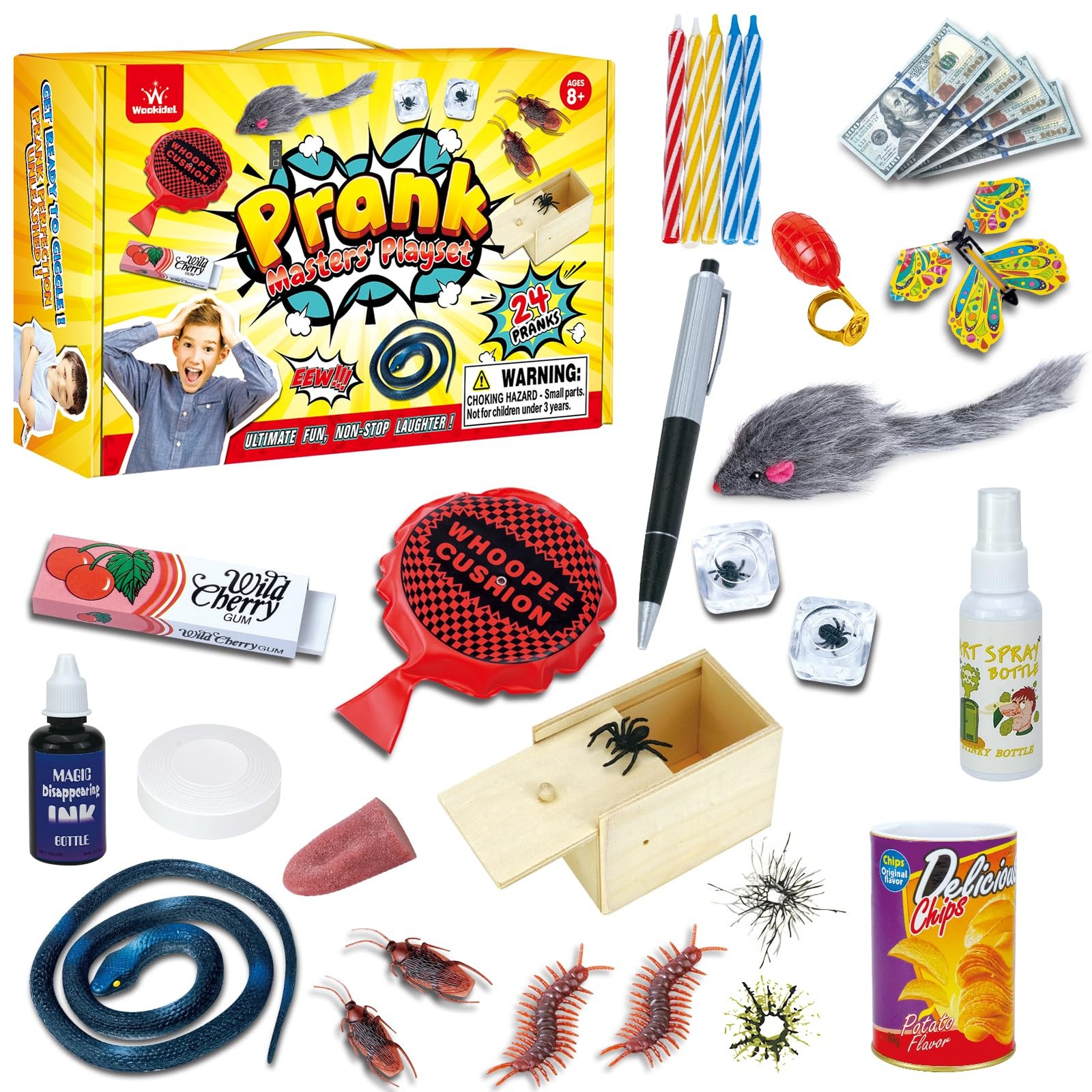 Prank Stuff – 35 Pranks for Kids & Adults, April Fools, Halloween, Christmas …