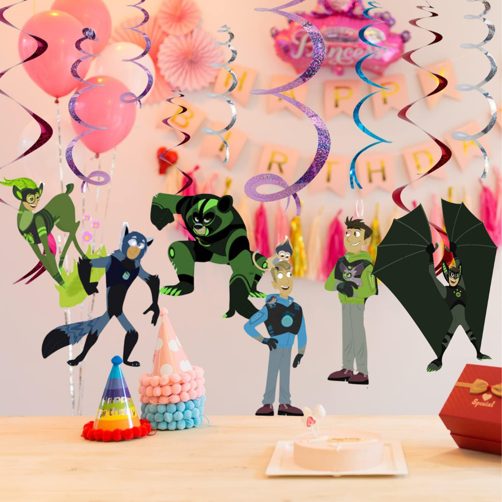 WILD KRATTS TABLEWARE birthday party supplies favor centerpiece decoration theme