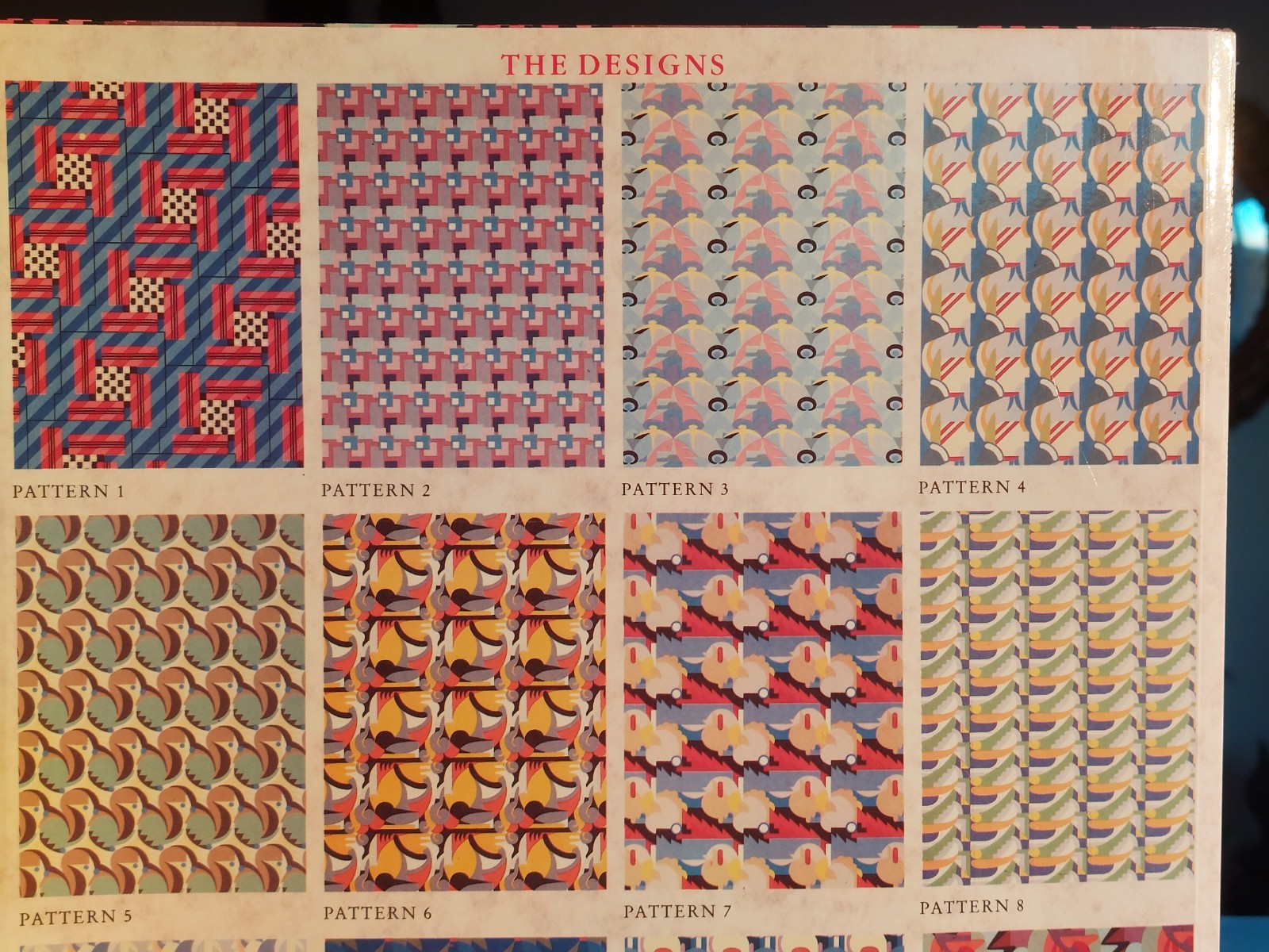 Art Deco Designs, Gift Wraps, by A.D. and M.P. Verneuil, 12 Patterns, 16 Sheets