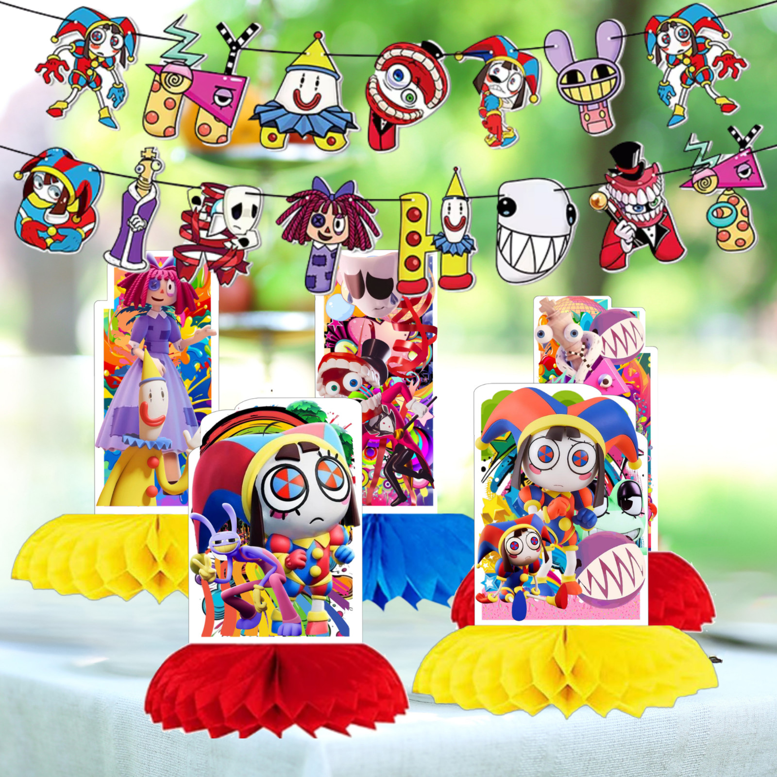 Amazing Circus Tablewave Party Supplies happy birthday centerpiece decoration