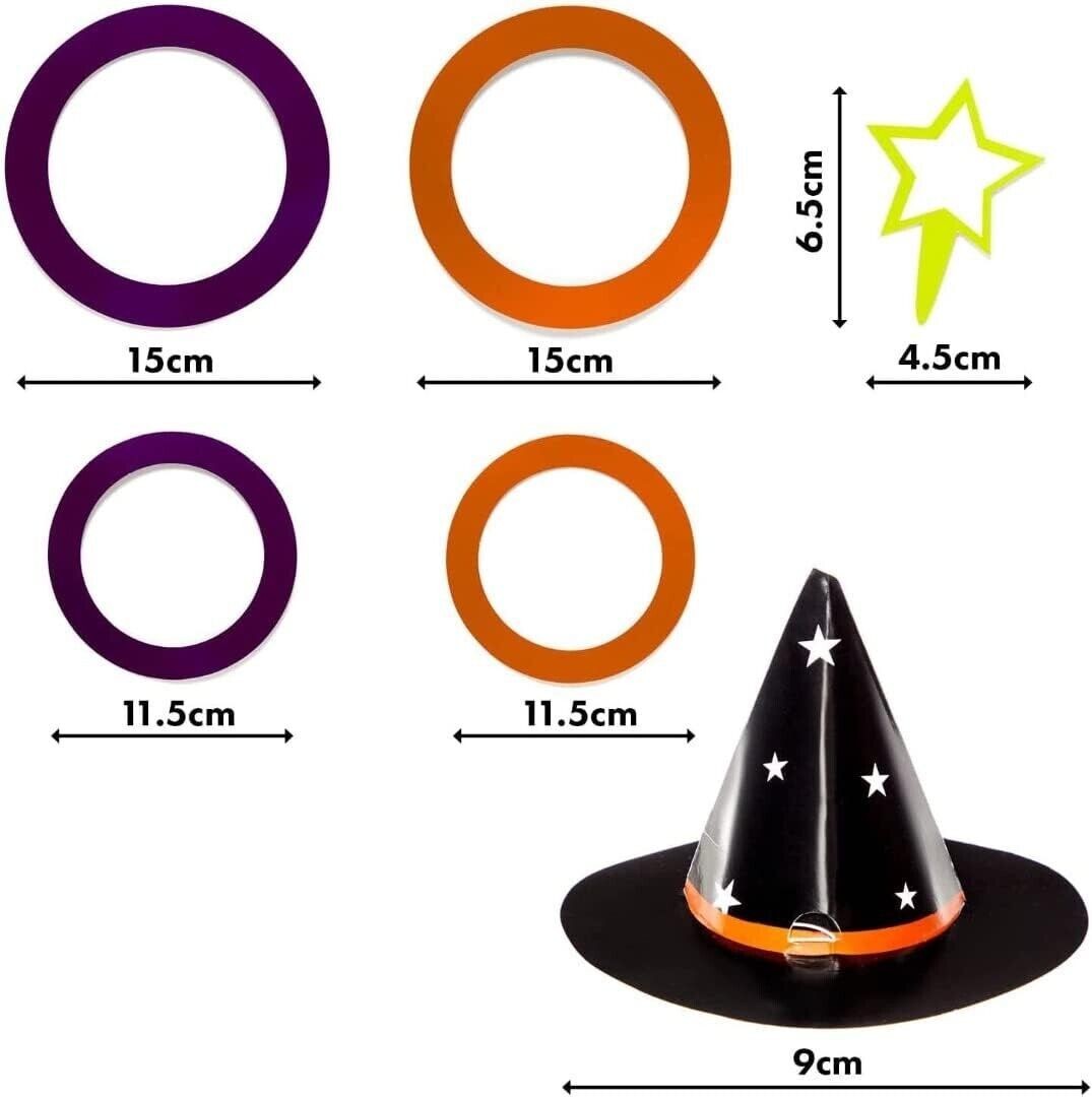 Halloween Ring Toss Game Halloween Witch Hat Ring Toss Game Activity Family Fun