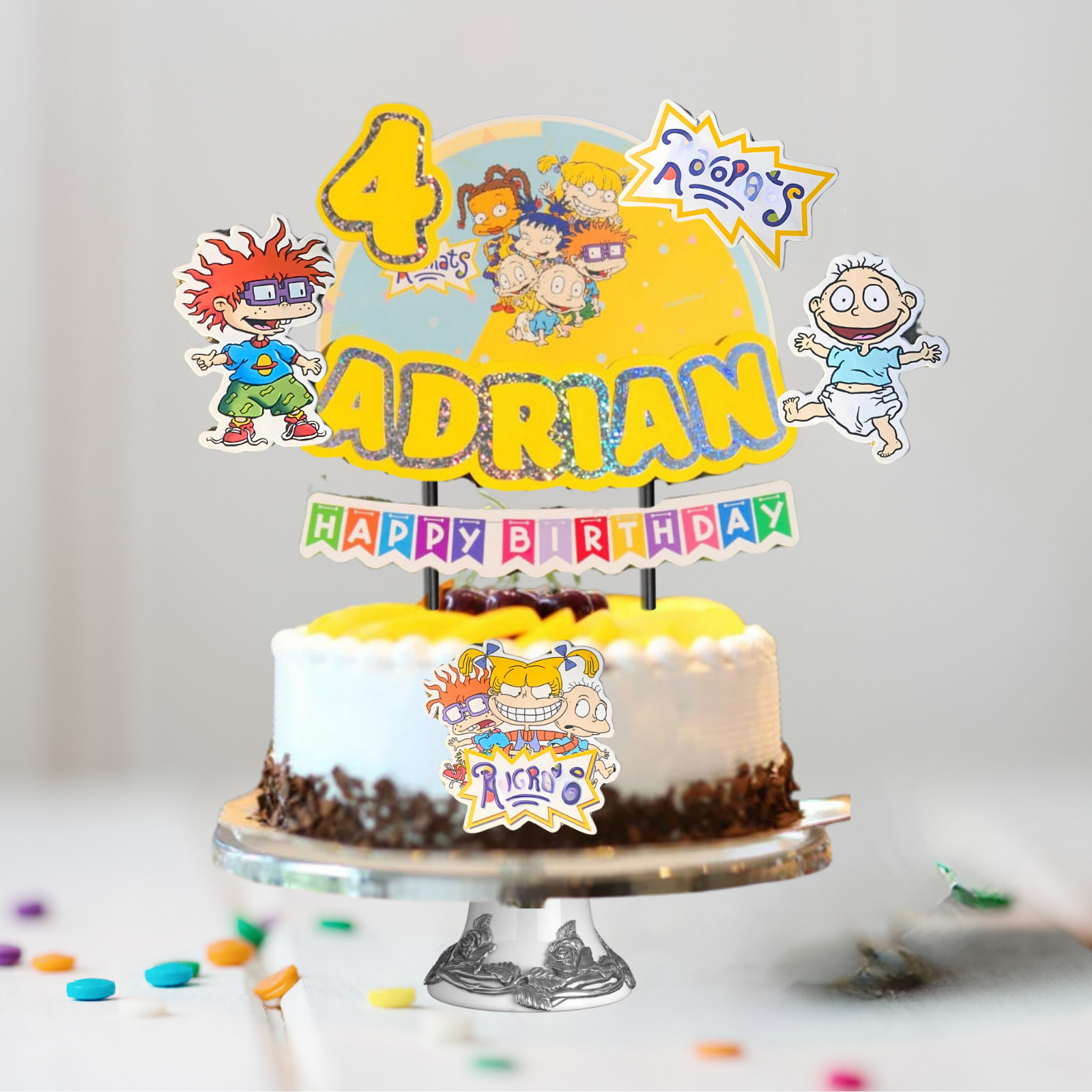 RUGRETS plate birthday party supplies rugrats centerpiece decoration event theme