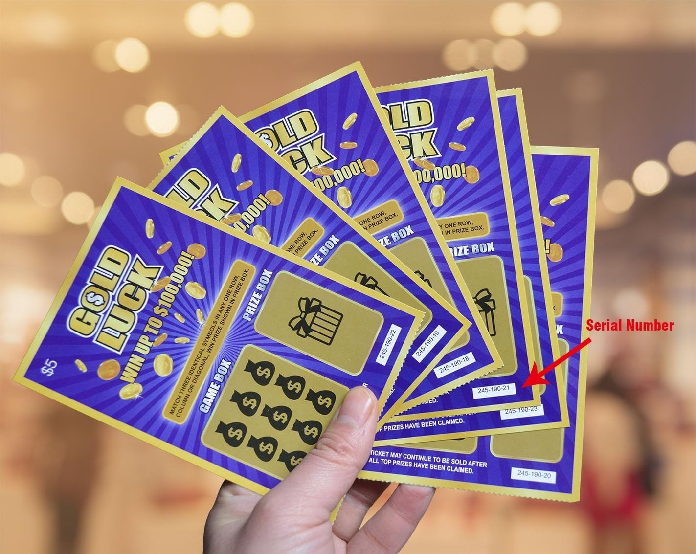 Gold Luck Pregnancy Announcement Fake Lottery Scratch Off Tickets, Great Idea…