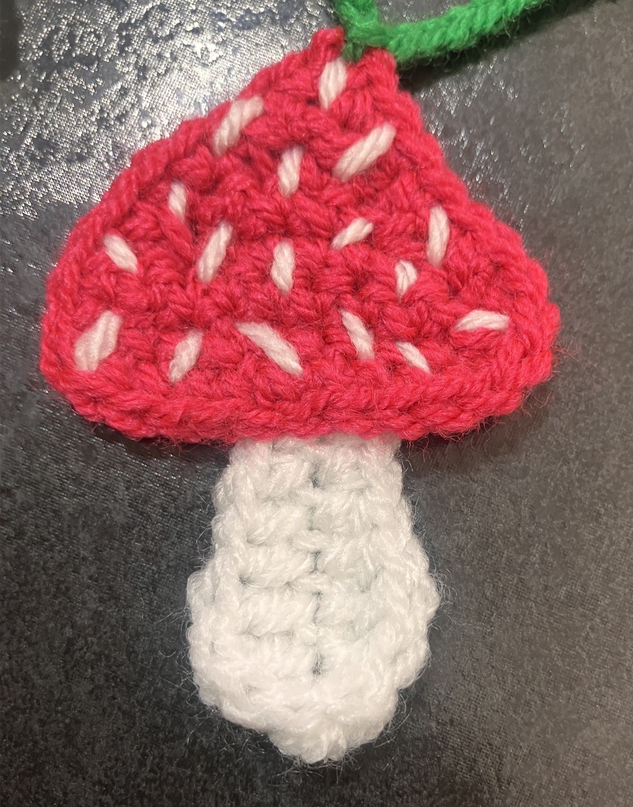 🍄 🌼 NEW! hand crochet bunting Daisy toadstool Mushrooms SUMMER gift camper