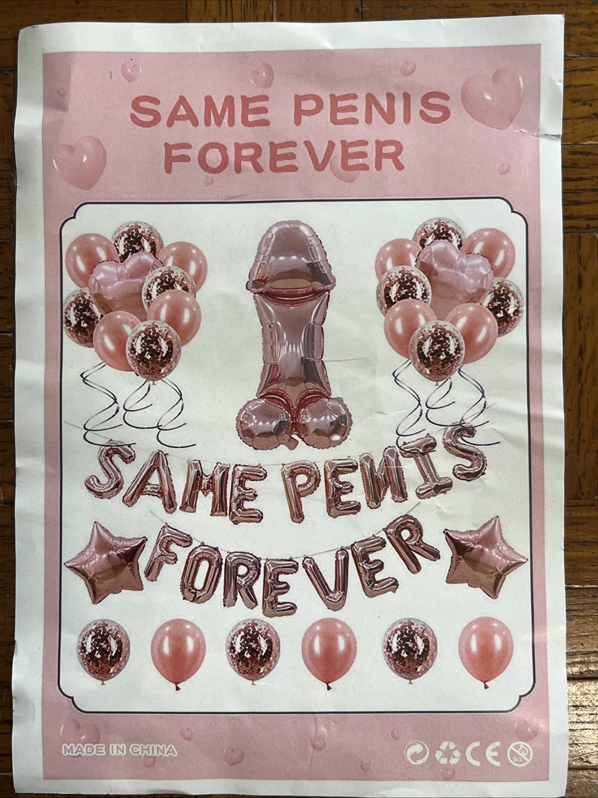 Naughty Bachelorette Party Decor Kit Inflatable Foil Penis Balloon Funny Novelty
