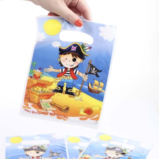 Factory Direct Craft Pirate Themed Loot Favor Bags | 96 Pieces
