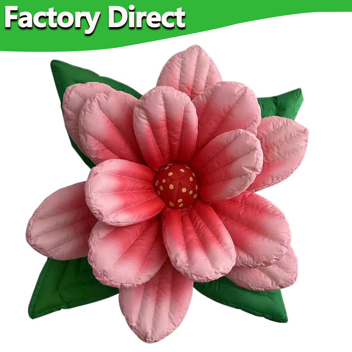 LED Inflatable Rose Flower Decor Indoor for Party Wedding Stage Concert Ceiling