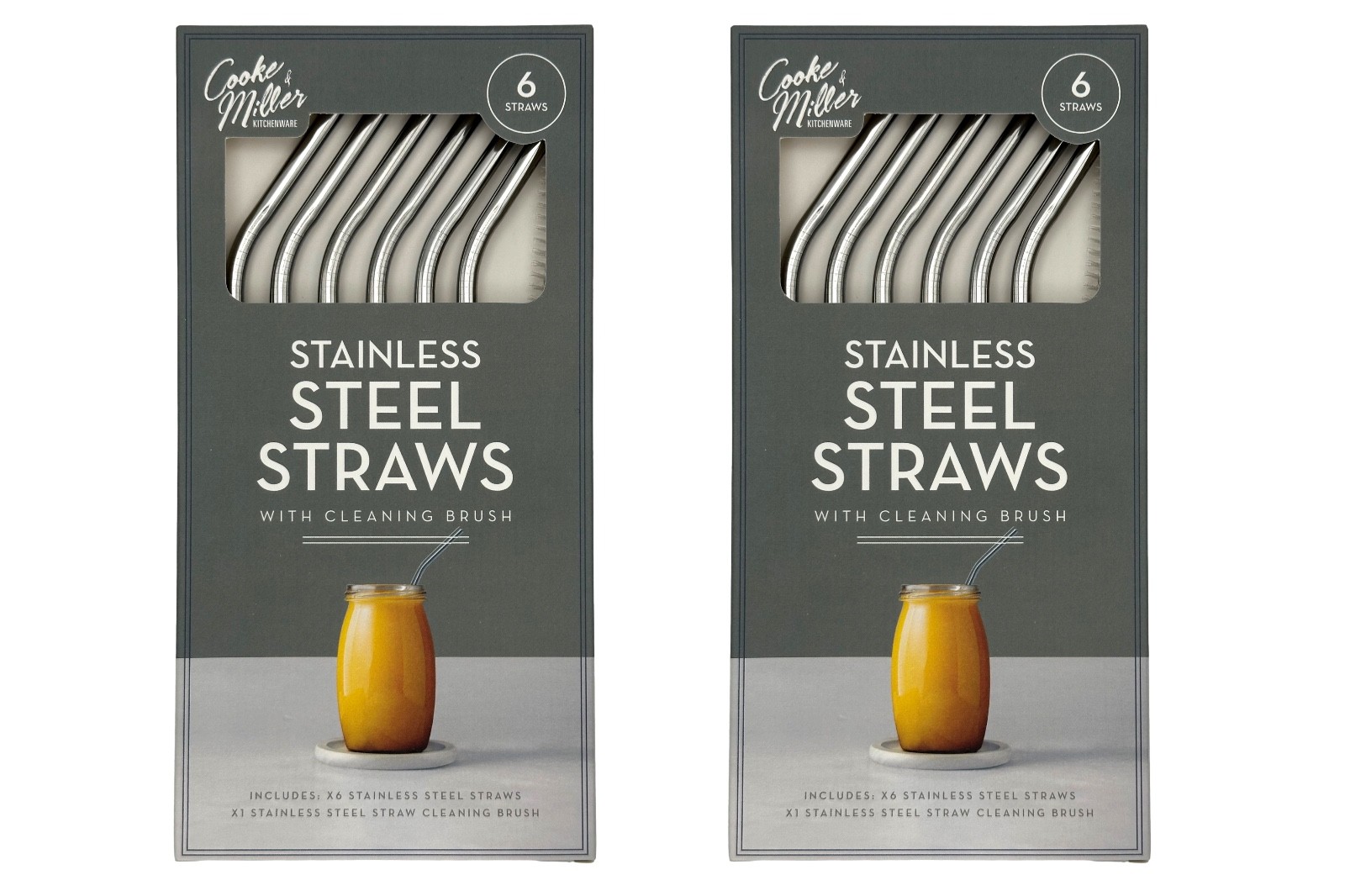 12 pk METAL Stainless STEEL Drinking Straws Eco Friendly SILVER Cleaning Party